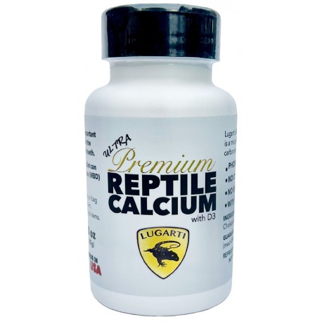Ultra Premium Reptile Calcium - 3 oz (with D3)