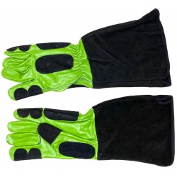 Professional Reptile Handling Gloves - Toxic Green