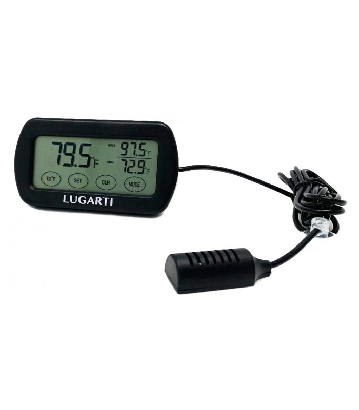 Hygrometer Luftfeuchtigkeit Thermometer Digital LCD Neu Tank Reptile Dekor E4R4 