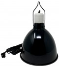 Reptile Light Dome - Gloss Black - 8 1/2"